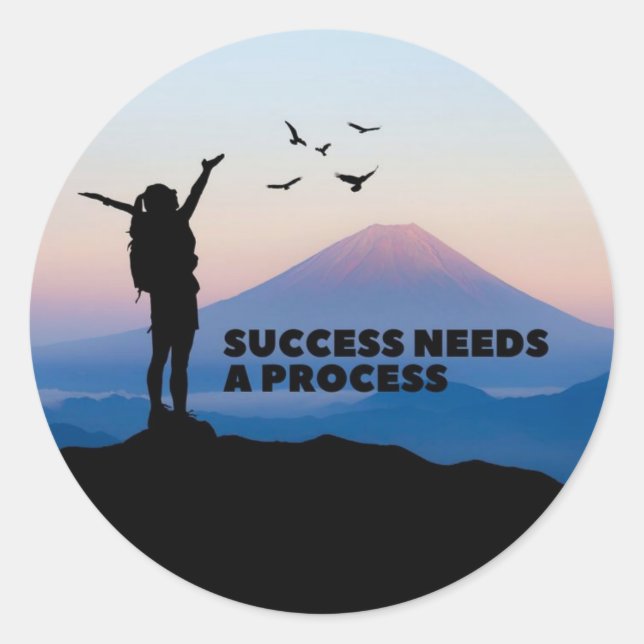 Motivational Round Stickers (Front)