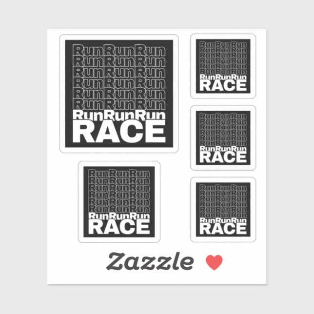 Motivational Runner In-Training Quote - Run Race (Sheet)