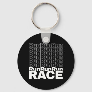 Motivational Runner In-Training Quote - Run Race Key Ring