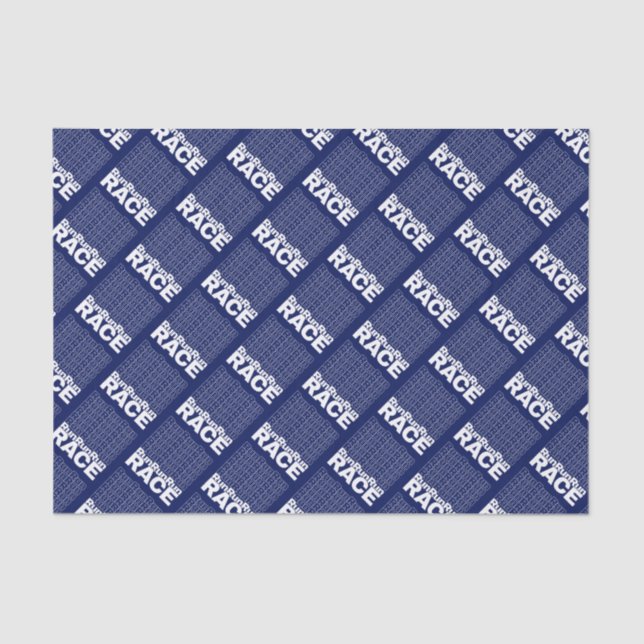 Motivational Runner In-Training Quote - Run Race Tissue Paper (Front)