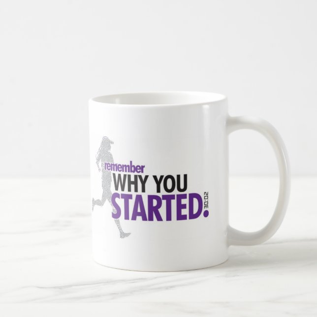 Motivational Running Coffee Mug (Right)