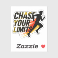 Motivational Running Poster – CHASE YOUR LIMITS