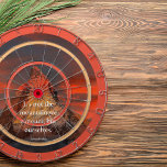 Motivational Saying By Edmund Hillary Mnt. Everest Dartboard<br><div class="desc">Motivational & Inspirational Saying,  "It's not the mountain we conquer,  but ourselves" by Edmund Hillary,  with a beautiful image of a mountain bathed in orange sunlight Dart Board.</div>