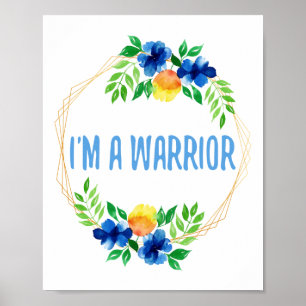 Motivational sayings for struggling against life poster