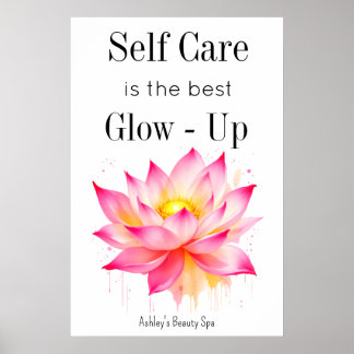 Motivational Self Care Quote Mental Health  Poster