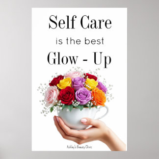 Motivational Self Care Quote Mental Health  Poster
