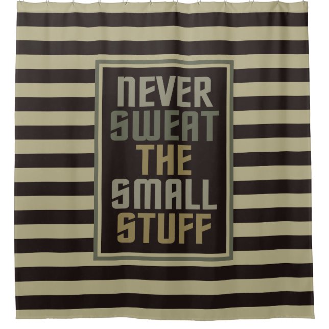 Motivational shower curtain (Front)