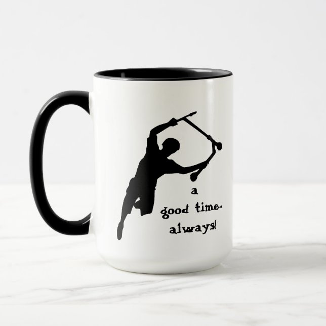 Motivational Skateboarding Quote Good Time Always Mug (Left)