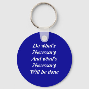 Motivational slogans key ring