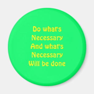 Motivational slogans magnet