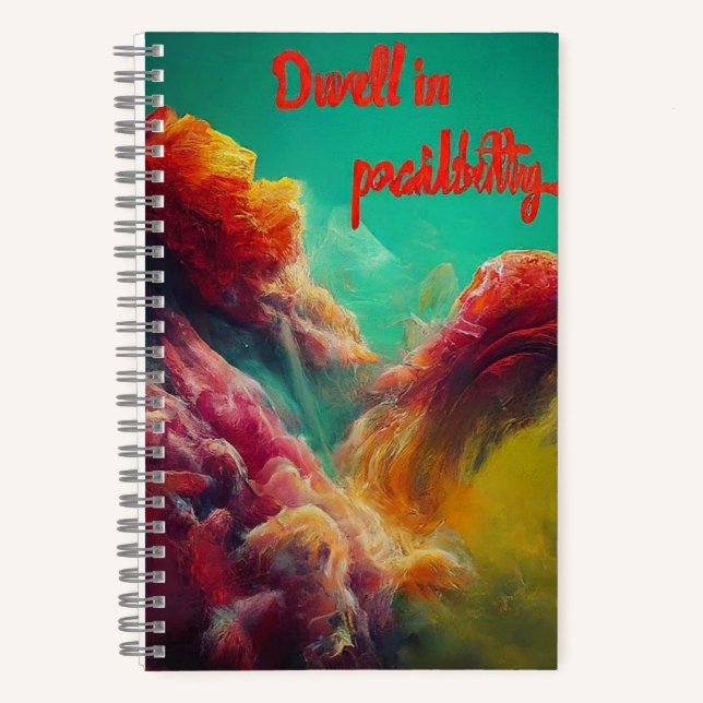 Motivational Spiral Notebook (Front)