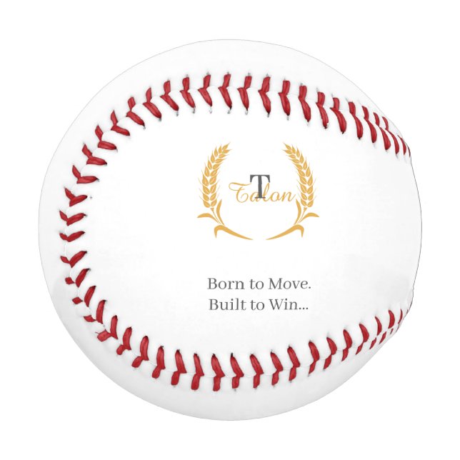 Motivational Sports Baseball (Front Left)