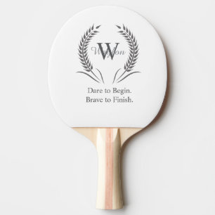 Motivational Sports Ping Pong Paddle