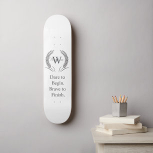 Motivational Sports Skateboard