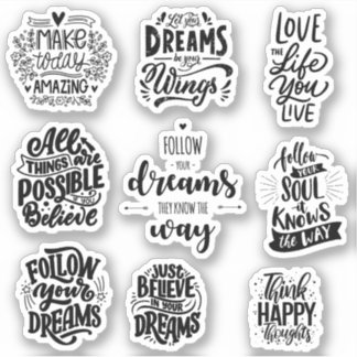 Motivational Sticker Pack