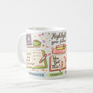 Motivational Study Mug – Cosy Pastel Wrap