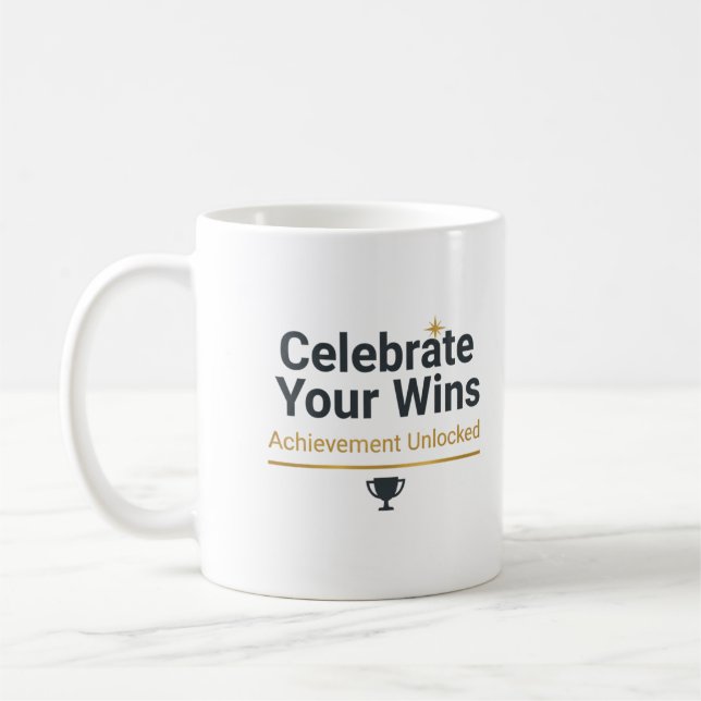 Motivational Success Gift  Coffee Mug (Left)