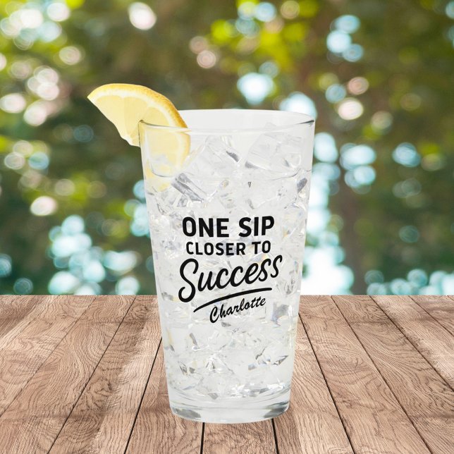 Motivational success quote black glass (Creator Uploaded)