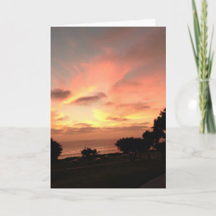 Motivational Sunset Card