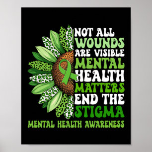 Motivational Support Squad Warrior Mental Health A Poster