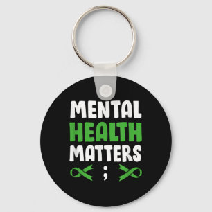Motivational Support Warrior Mental Health Awarene Key Ring