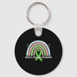 Motivational Support Warrior Mental Health Awarene Key Ring