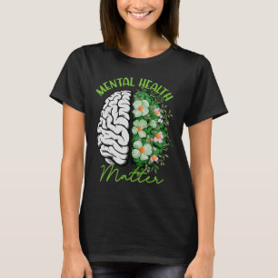 Motivational Support Warrior Mental Health Problem T-Shirt