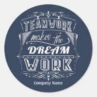 Motivational Teamwork Makes The Dream Work
