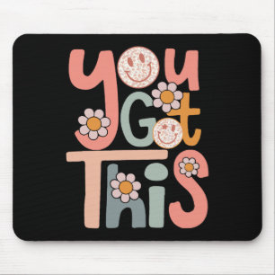 Motivational Testing Day Shirt Teacher Student You Mouse Pad