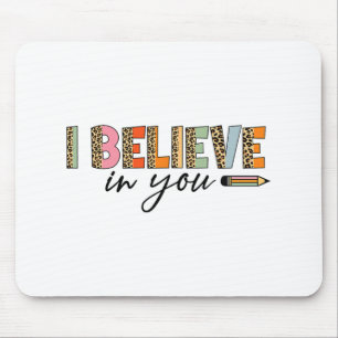 Motivational Testing Funny School Teacher Kid Test Mouse Pad
