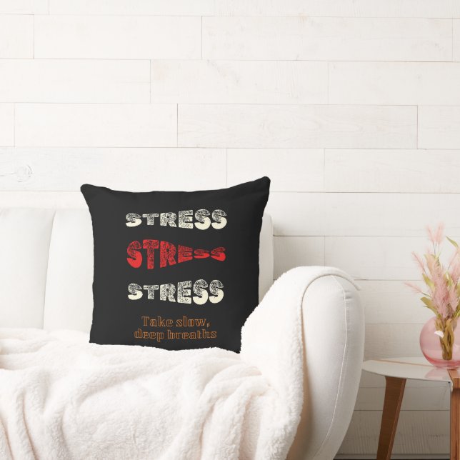 Motivational text design cushion (Couch)
