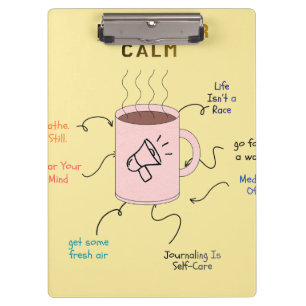 Motivational Text Wrap Design Clipboard
