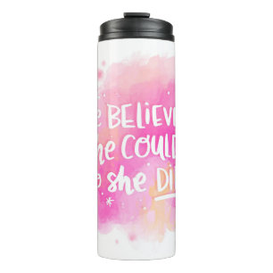 Motivational Thermal Tumbler