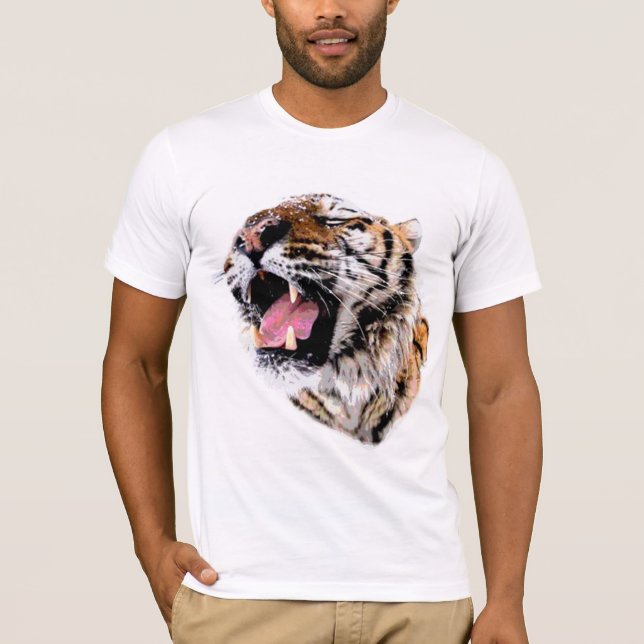 Motivational Tiger Face T-Shirt (Front)