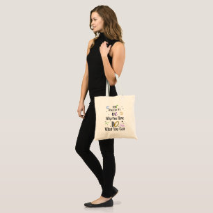 Motivational Tote Bag – Inspirational Gift