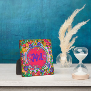 Motivational Trendy Fun Pretty Joyful Inspirivity Plaque