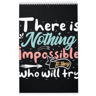  Motivational typography  Calendar