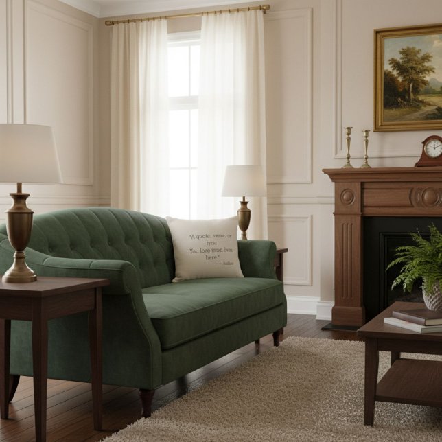 Motivational typography  elegant quote  cushion (Creator Uploaded)