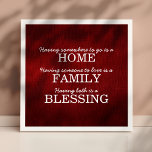 Motivational Typography Family Quote Poster<br><div class="desc">Beautiful typography about the importance of family.</div>