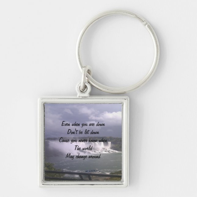motivational upliftment key ring (Front)