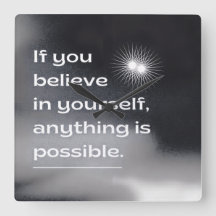Motivational Wall Art | “Believe in Yourself” Mini
