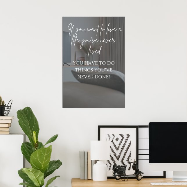 Motivational Wall-Poster  Poster (Home Office)