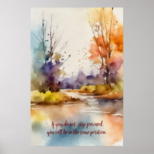 Motivational Watercolor Wall Art Poster 37