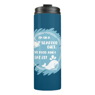 Motivational Whale: Thermal Tumbler
