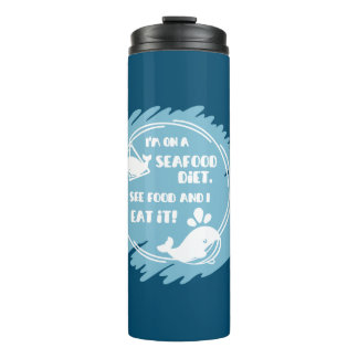 Motivational Whale:  Thermal Tumbler