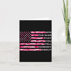 Motivational win the war that tell nobody aboutMot Card