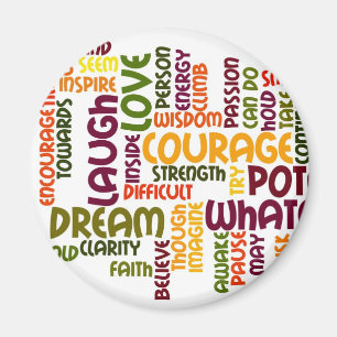 Motivational Words #1 fridge magnet