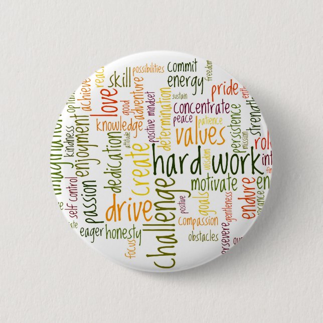 Motivational Words #2 badge / button (Front)