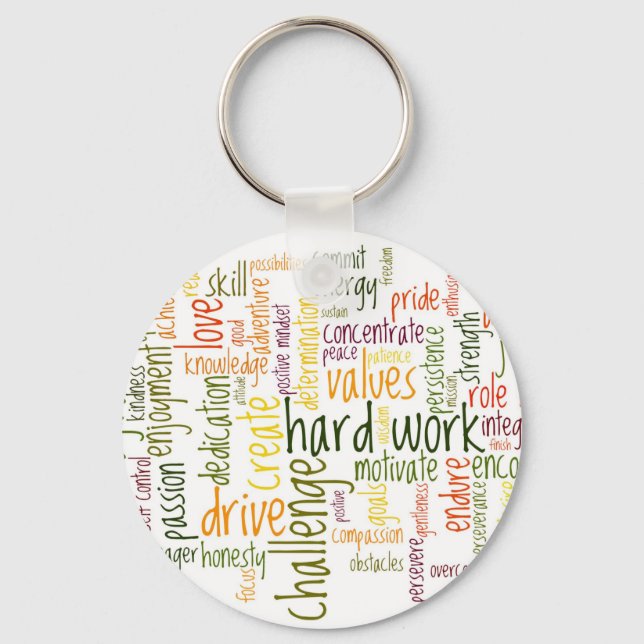 Motivational Words #2 keychain (Front)