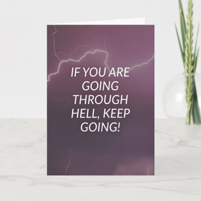 Motivational Words Card (Front)